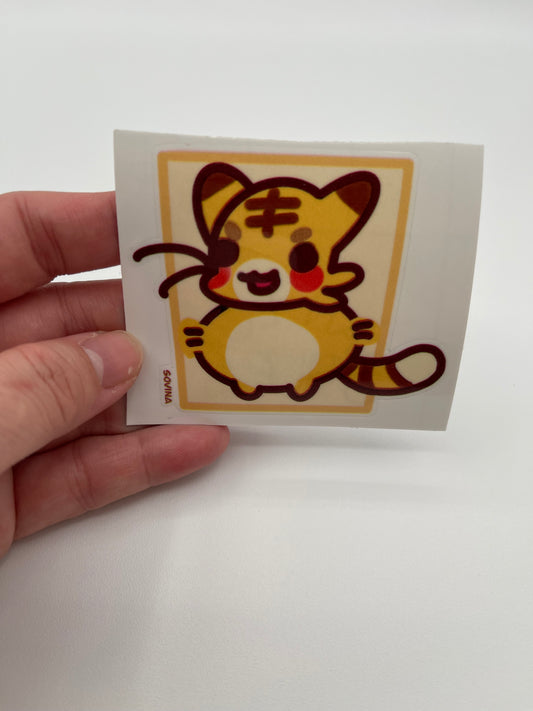 Chunky Tiger Sticker