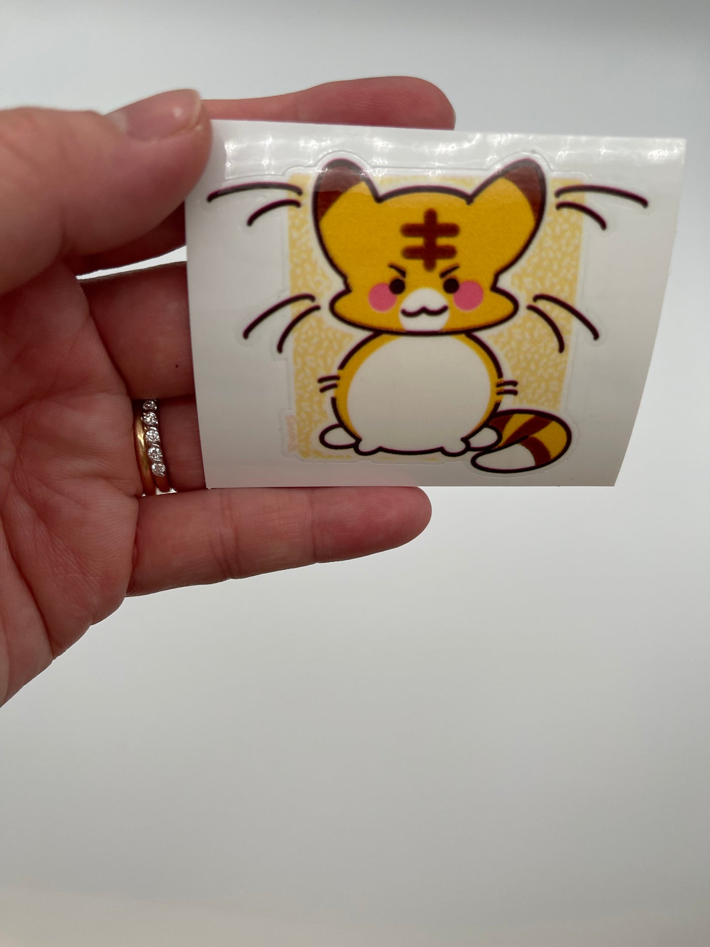 Chubby Tiger Sticker