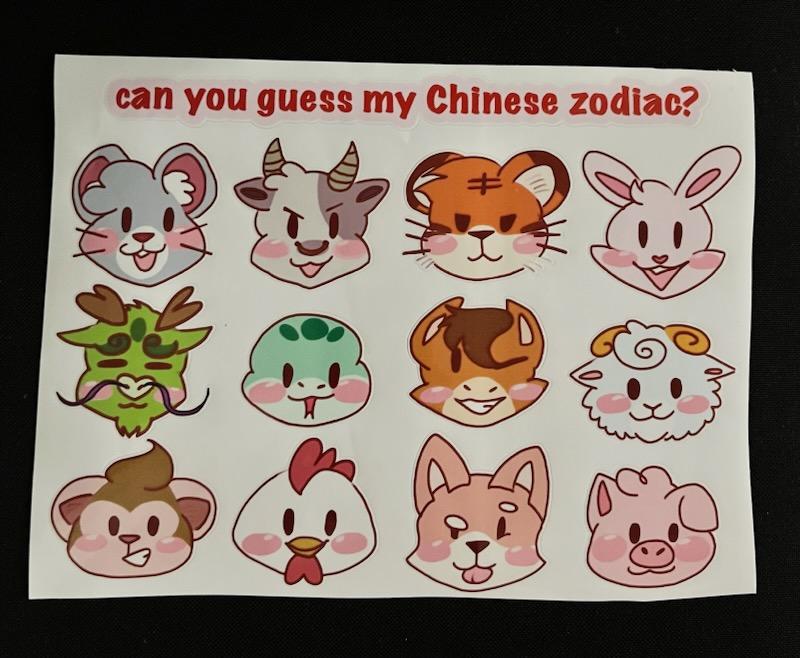 Zodiac Sticker Sheet