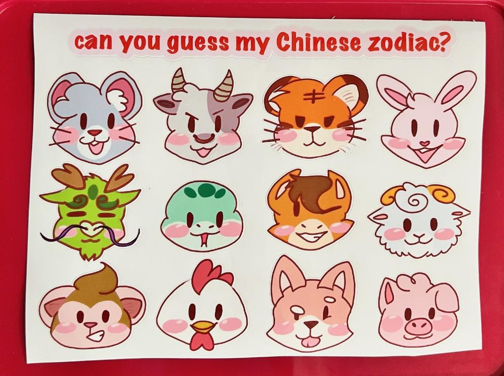 Zodiac Sticker Sheet